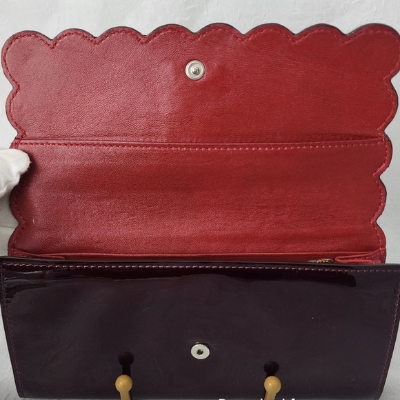 Auth Rare Christian Louboutin Patent Leather Wallet to Crossbody/Waist Bag - Picture 4 of 8